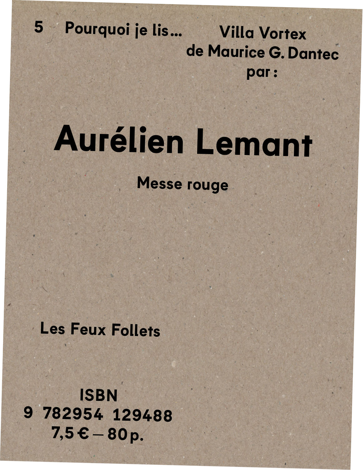 Aurélien Lemant - Villa Vortex - couverture